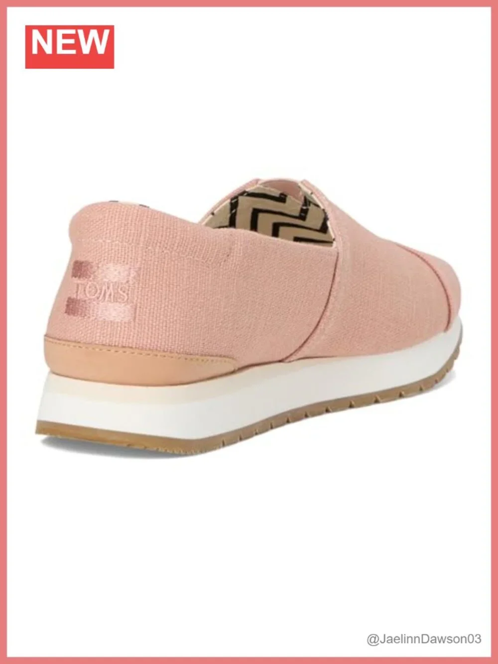 TOMS Alpargata Slip-On Fashion Sneakers with Removable Insole Canvas